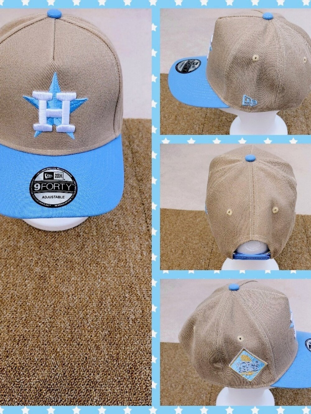 HOUSTON ASTROS MLB BASEBALL SNAPBACK HAT.